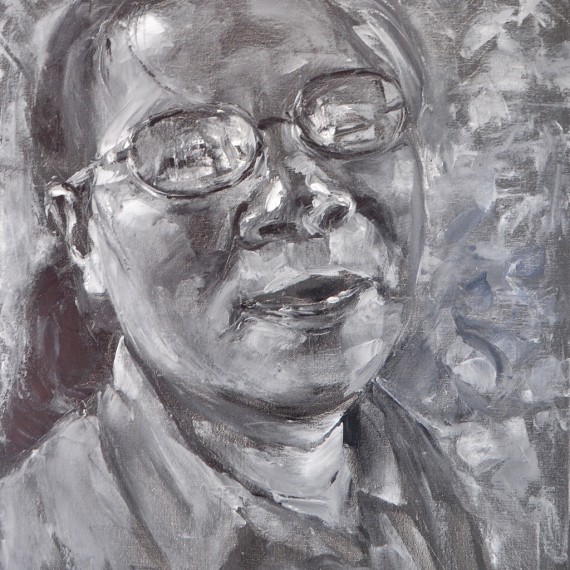 แม่ (My Mom), Oil on Canvas, 60x80 cm.