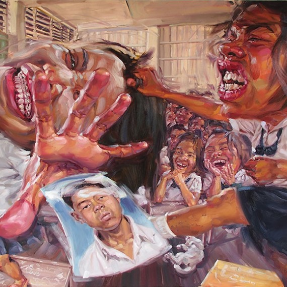 ฉันหวง ฉันหวง... ฉันมาทวงของฉันคืน, (Bring Back my Boy. He's mine), Oil on canvas, 200x250 cm.