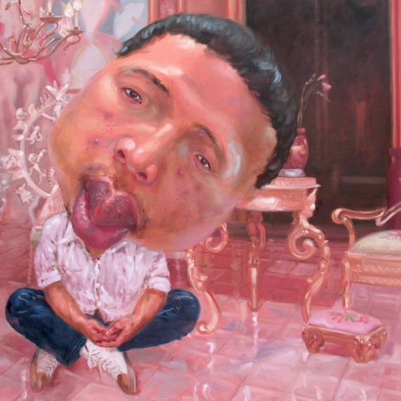 วัตถุของโม่ (Mo's matters), Oil on Canvas, 190x190 cm.