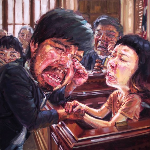 จำเลยรัก, (My beloved lawyer), , oil on canvas, 150x150 cm.