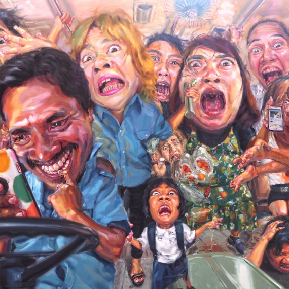 เมย์นรก (The Fast), oil on linen, 280x400 cm.