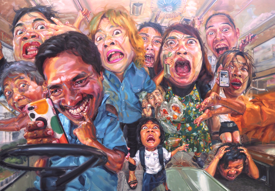 เมย์นรก (The Fast), oil on linen, 280x400 cm.