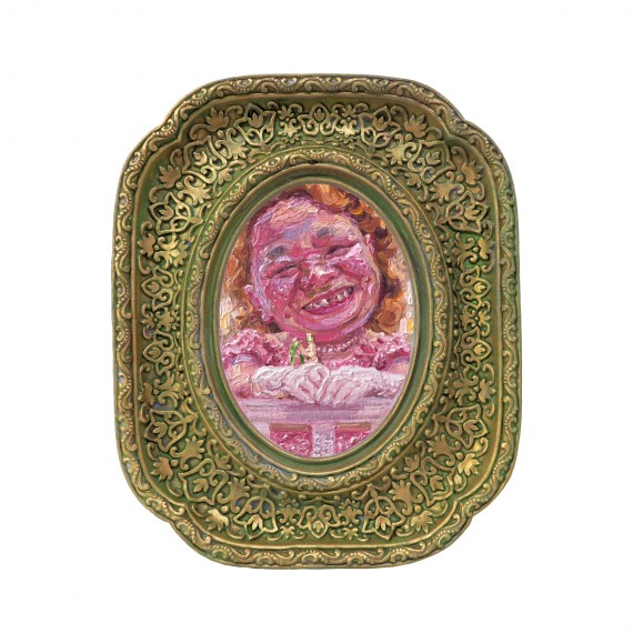 "Local Dynasty No.6", Oil on canvas, 8x5.7 cm, 2023.